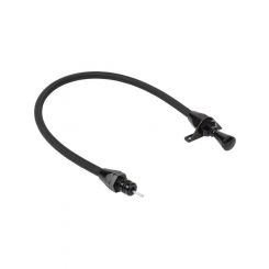 Lokar Black Th350 Th400 Dipstick Flexible Firewall Mount