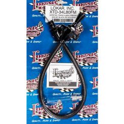 Lokar Black 4L80 Trans Dipstick Flexible Firewall Mount