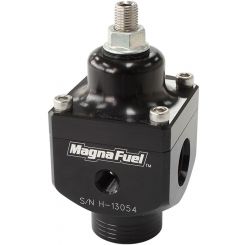 MagnaFuel Large 2 Port Fuel Reg Black -10 In, 2 X -8 Out, 4-12 Psi (9833-BLK)