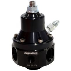 MagnaFuel 4 Port Fuel Regulator Black Reg Efi 2000Hp 35-85Psi Turb (9940-B-BLK)