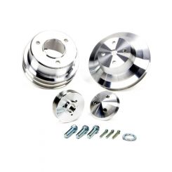 March Performance March Pulley Set B/B Chev Double V-Belt Suit Long W/Pu