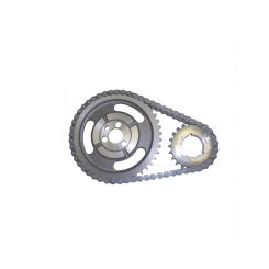 Melling Sbc Chev Double Row Timing Set 3 Keyway, .200" Roller Chain