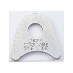 Meziere Flat Tabs, 5/16" Hole, Qty 20 7/16" Ht, 1" Tube Radius