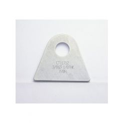 Meziere Flat Tabs, 3/8" Hole, Qty 20 7/8" Height, Straight
