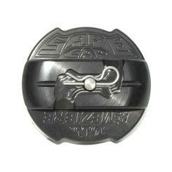 Meziere Safecap, 16Lb, Black Anodized Billet Locking Radiator Cap