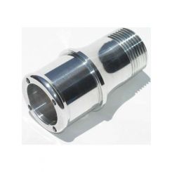 Meziere 1-1/2" Short Hose Fitting Suit Elect Water Pump Polished