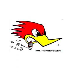 Mooneyes Clay Smith Sticker Lg( Right ) Mr Horsepower 6-1/2 X 11" (CSD18R)