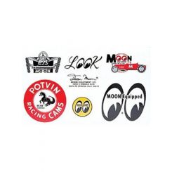 Mooneyes Traditional Stickers 6 Sticker Sheet (DM002)