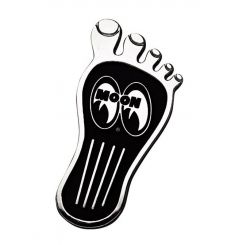 Mooneyes Bare Foot Gas Pedal Lge7 Mount To Existing Pedal Chrome (R3034L)