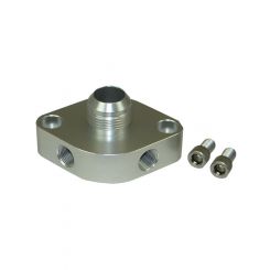 Moroso Sbc Water Neck -16An Outlet With 2 X 3/8" Npt Ports
