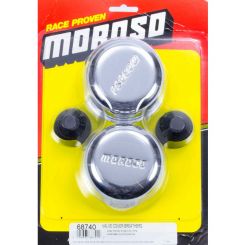 Moroso Chrome Push On Breathers Pair
