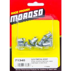 Moroso Oval Head Quick 5/16 Fastener .400 Long Body (10Pk)