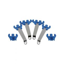Moroso Spark Plug Uni Looms Holders Steel Bracket Blue 7-9Mm Leads