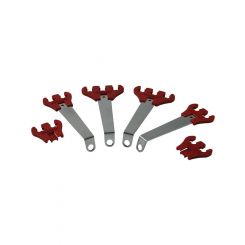 Moroso Spark Plug Uni Looms Holders Steel Bracket Red 7-9Mm Leads