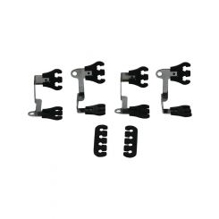 Moroso Spark Plug Uni Looms Holders Show Car Kit Black 7-9Mm Leads
