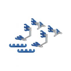 Moroso Spark Plug Uni Looms Holders Show Car Kit Blue 7-9Mm Leads