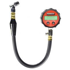 Moroso Tyre Pressure Gauge 0-60 psi Digital 2-5/8" Dia Red Face