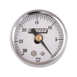 Moroso Vacuum Gauge 1.5" 0-30"Hg
