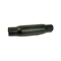 Moroso Spiral Flow Racing Muffler 2.5" In/Out, 4" Od, 12" Long