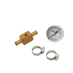 Mr Gasket Inline Fuel Pressure Gauge 15Lb, Suit 3/8 Hose