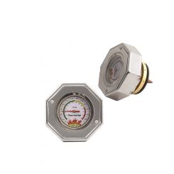 Mr Gasket Radiator Cap (Large) 16Psi & Built In Temp Gauge.