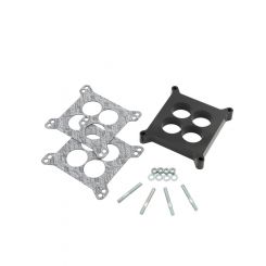 Mr Gasket 1" 4 Hole Carb Insulator (Sq) Square Bore Spacer.