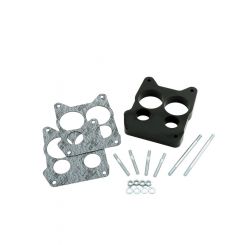 Mr Gasket 1" Carby Spacer Spread Bore 4 Hole Phenolic Suit Rochester