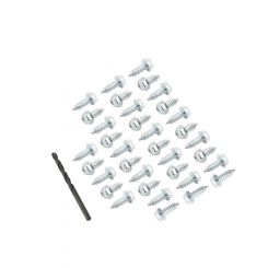 Mr Gasket Wheel Rim Screw Kit (35Pcs) 35 Grade 8 Screws W/ Drill Bit