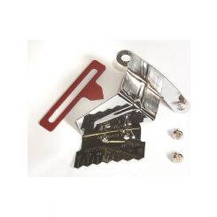 Mr Gasket Sb Chev 8" Chrome Timing Tab With Adjustable Pointer