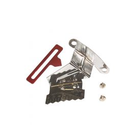 Mr Gasket Bb Chev 8" Chrome Timing Tab With Adjustable Pointer