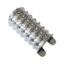 O'Brien Truckers Firewall Mount Coil Cover Polished Finned