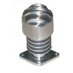 O'Brien Truckers Flathead Fuel Pump Stand & Breather Polished Finned