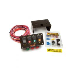 Painless Wiring 4 Switch Panel,Start,Ign, 2 X Acc With Wires & Fuses