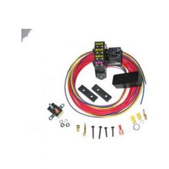 Painless Wiring 3 Circuit Aux Fuse Box W/Proof With 40Amp Relay 3Xhot C