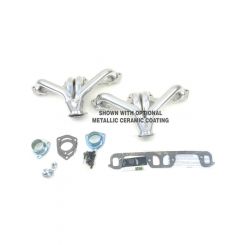 Patriot Exhaust 318-360 Block Huggers 1-5/8Inlet 2.5O/Let Raw (8205)