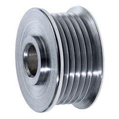 Powermaster Repl 6 Groove Alt Pulley 54Mm Od Chrome Serpentine
