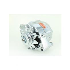 Powermaster Power Master Alt Ford 140 Amp V-Belt Polished Finish. Smo
