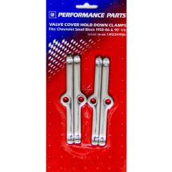 Proform Valve Cover Hold Down Clamps Chrome 4 Per Package