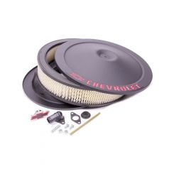 Proform 14 Round Air Cleaner Assembly Black Wrinkle Chevy