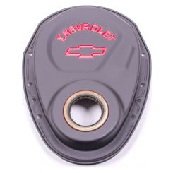 Proform Sbc Timing Cover Black Wrinkle Finish. Chev