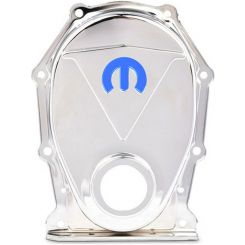 Proform Engine Timing Chain Cover Chrome Steel Blue For Mopar Omega