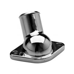 Proform Chrome Thermostat Cover Chev Middle 45 Deg 55-65 Chev