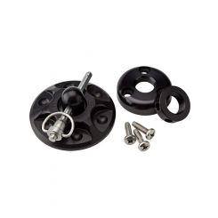 Ring Brothers Round Billet Blk Hood Pin Kit Univ Kit Long Pin