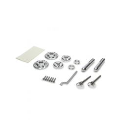 Ring Brothers Round Billet Hood Pin Kit Natural Univ Long Pin Kit