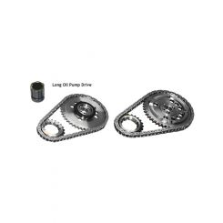 Rollmaster Ls2 3 Bolt Sr Timing Chain Set Multi Trigger, Long Oil Dri