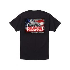 Simpson American Flyer Tee Medium - Wingless Sprint Black