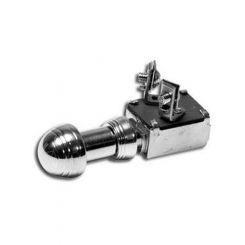 So Cal Speedshop Forty Horn Button Polished Push Button