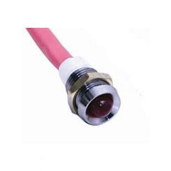 So Cal Speedshop Dash Warning Light - Red 12V Led With Chrome Bezel