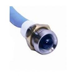 So Cal Speedshop Dash Warning Light - Blue 12V Led With Chrome Beze