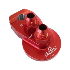 System One Billet Remote Filter Mount -12 1-1/2 Hole For 1-1/2"